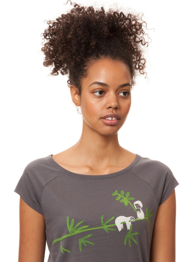 Sloth Cap Sleeve castlerock from FellHerz T-Shirts - bio, fair & vegan