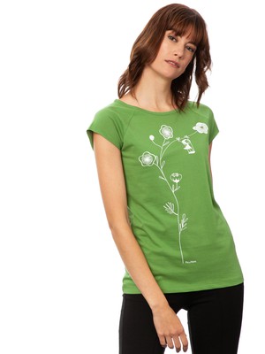 Rocking Girl Cap Sleeve pine from FellHerz T-Shirts - bio, fair & vegan