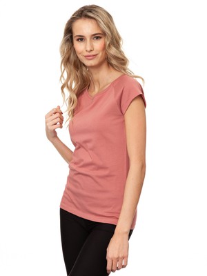 Cap Sleeve dusty rose from FellHerz T-Shirts - bio, fair & vegan