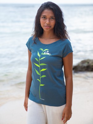 Book lover Cap Sleeve thundercloud from FellHerz T-Shirts - bio, fair & vegan
