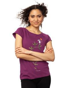 Branchmaiden Cap Sleeve berry from FellHerz T-Shirts - bio, fair & vegan