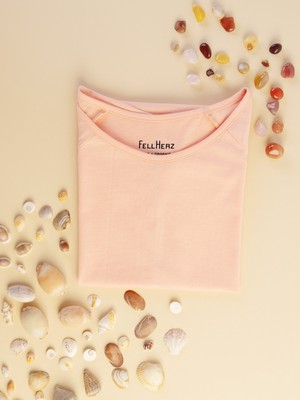 Cap sleeve apricot from FellHerz T-Shirts - bio, fair & vegan