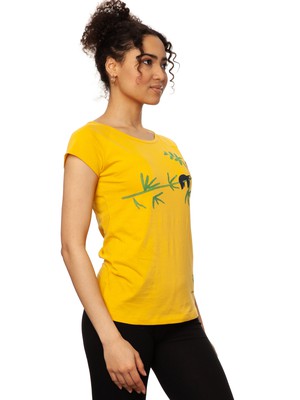 Sloth Cap Sleeve sunshine from FellHerz T-Shirts - bio, fair & vegan