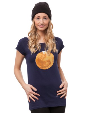 Moon Girl Cap Sleeve midnight from FellHerz T-Shirts - bio, fair & vegan