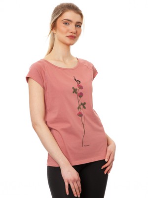 Lucky Clover Cap Sleeve dusty rose from FellHerz T-Shirts - bio, fair & vegan