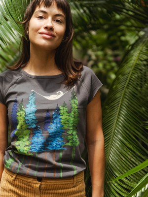Wood Girl Cap Sleeve castlerock from FellHerz T-Shirts - bio, fair & vegan