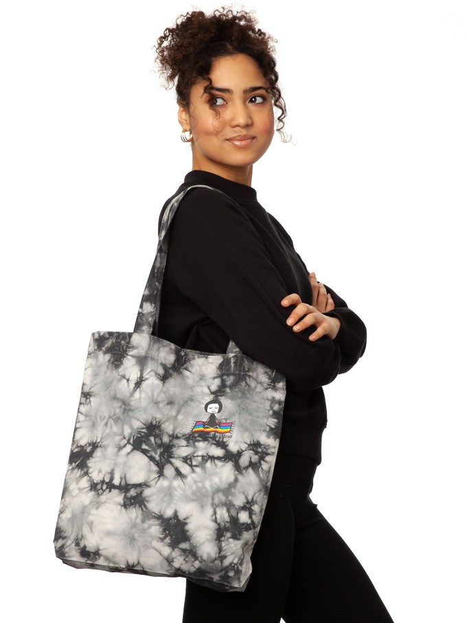 Tie Dye Tote Bag Ommm from FellHerz T-Shirts - bio, fair & vegan