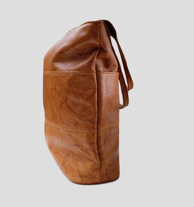Ceci Tobacco Shoulder bag from FerWay Designs