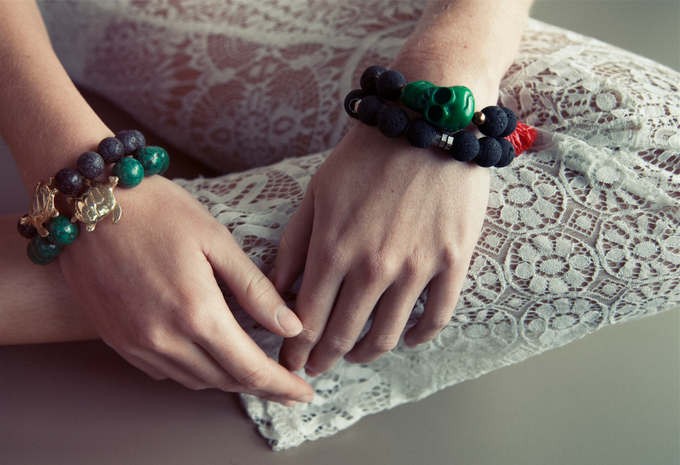 Volcanic Green Bracelet from FerWay Designs