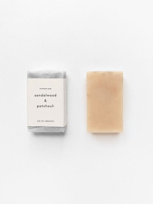 3 pack sandalwood and patchouli soap from Fifth Origins