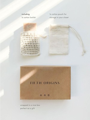 3 pack geranium and apricot scrub from Fifth Origins