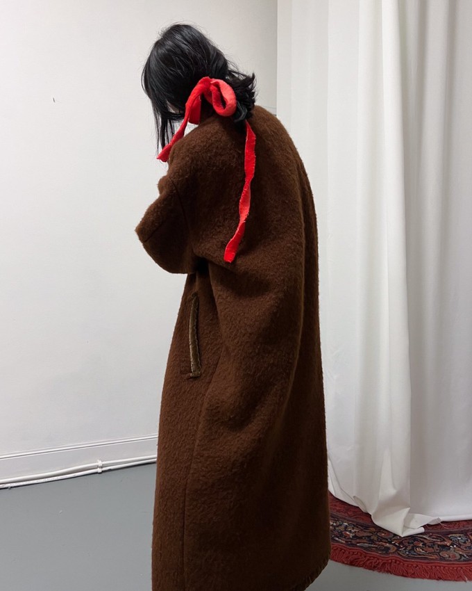 Our "HEARTHWOOD"  Blanket Made BLAZER - COAT - S/M- from Fitolojio Workshop