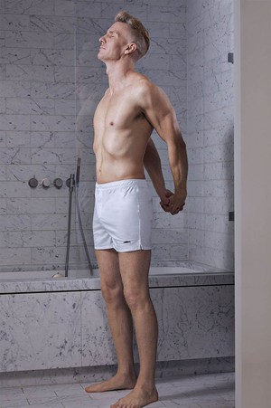 White Cotton Boxer Shorts from Fleet London