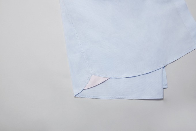 Periwinkle Blue Cotton Shirt for Men from Fleet London