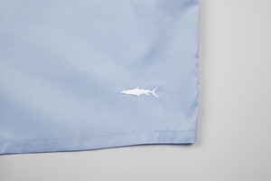 Powder Blue Cotton Boxer Shorts from Fleet London