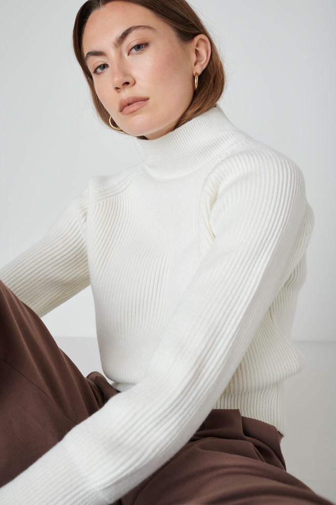Kenna sweater - warm white from Floria Collective