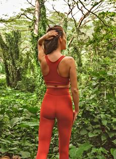 Recycling bikini top Ijoris rust (orange) from Frija Omina
