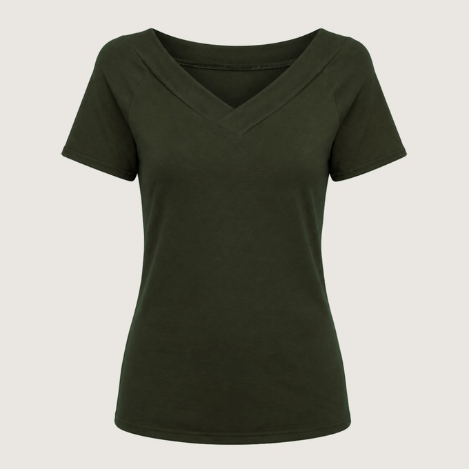 Organic t-shirt Due forest (green) from Frija Omina