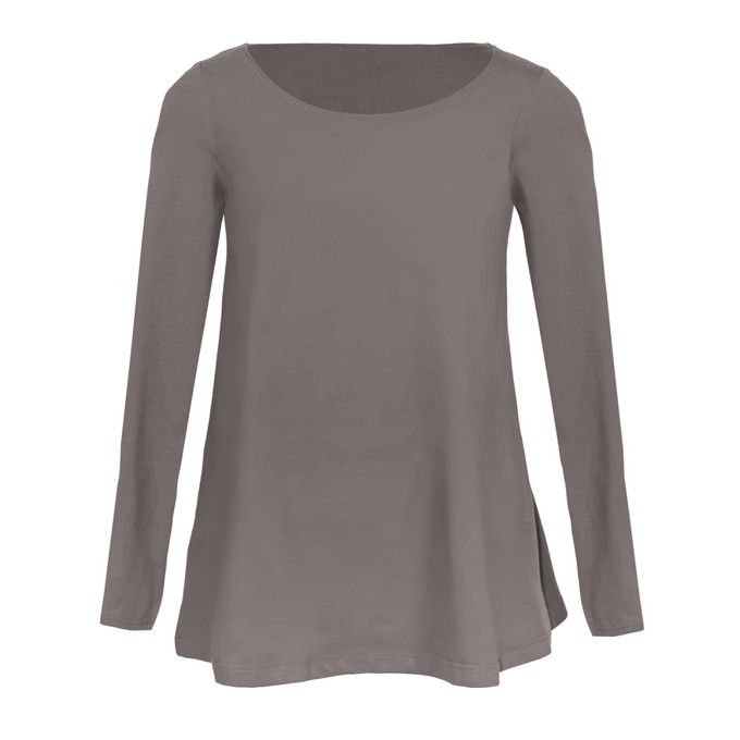 Organic tunic Afra, cinder (grey) from Frija Omina