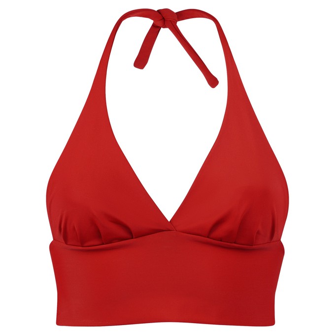 Recycling bikini top "Fjordella" red from Frija Omina