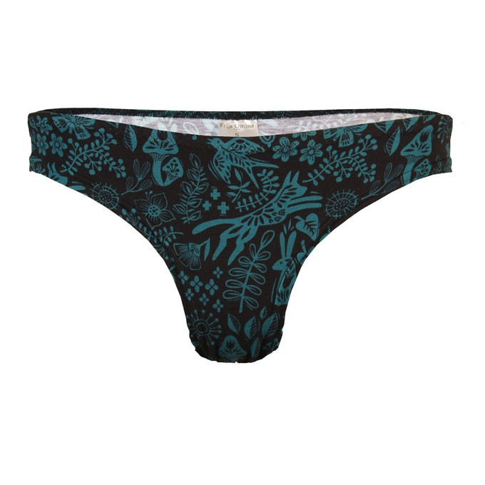 Organic thong Pur Alice blue from Frija Omina