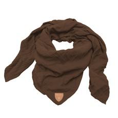 Musselin-Cloth/ Mull-Bandanna Skarna brown via Frija Omina