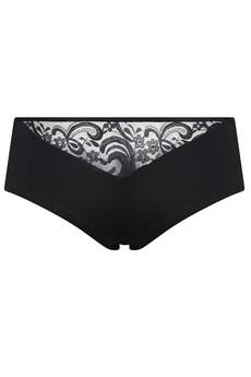 Bio hipster panties "Jondel", black / black lace from Frija Omina