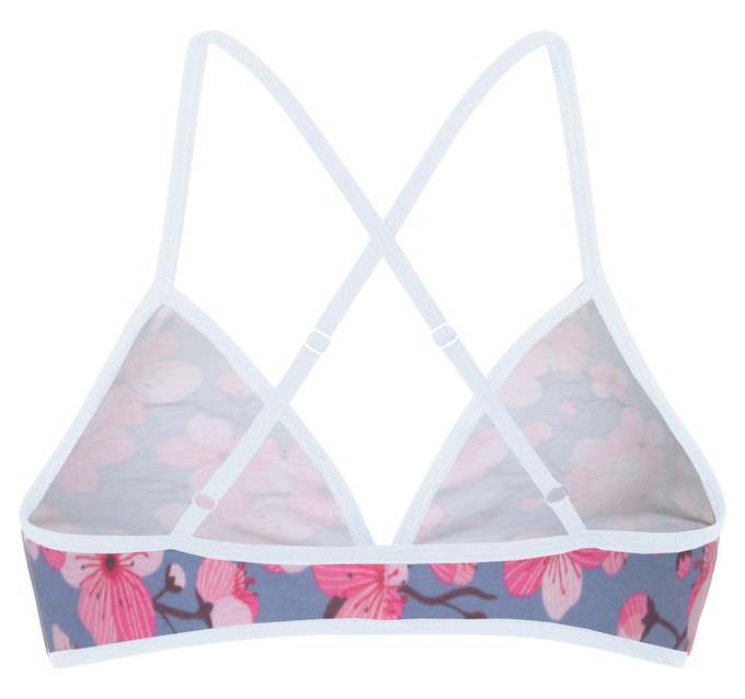 Bio bra cherry blossom blue from Frija Omina