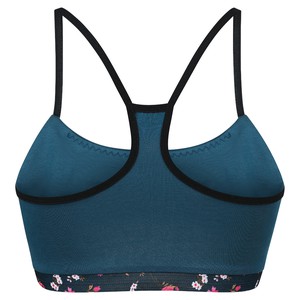 Organic bustier Myna indico (blue) / flowers from Frija Omina