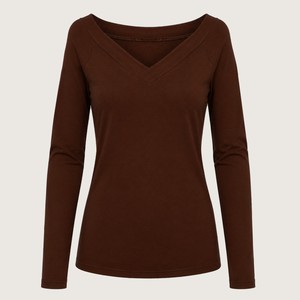 Longsleeve Due brown from Frija Omina