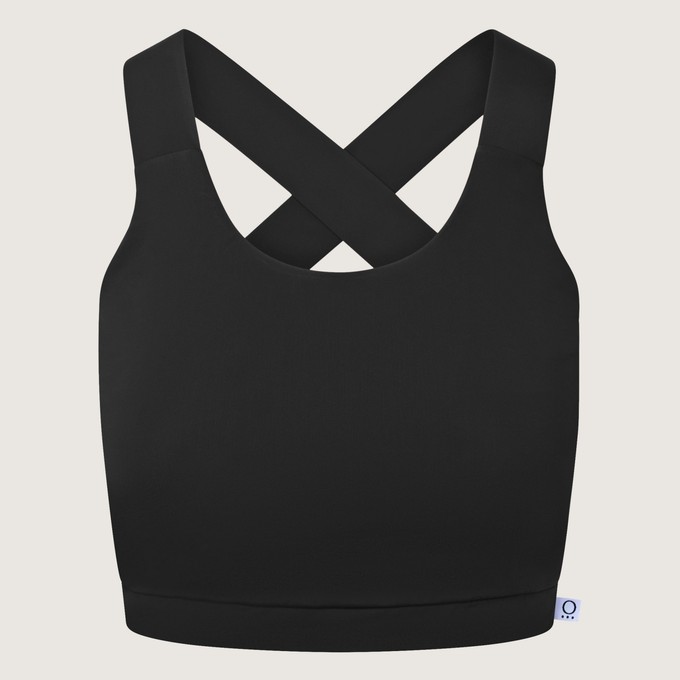 Recycling bikini top Strongly black from Frija Omina