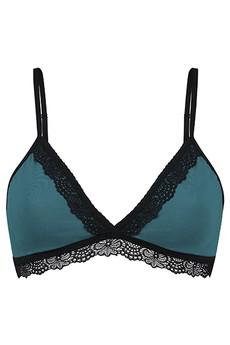 Bio bra "Spitze" teal via Frija Omina