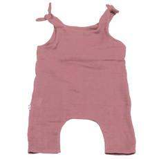 Baby romper from organic muslin antique pink via Frija Omina