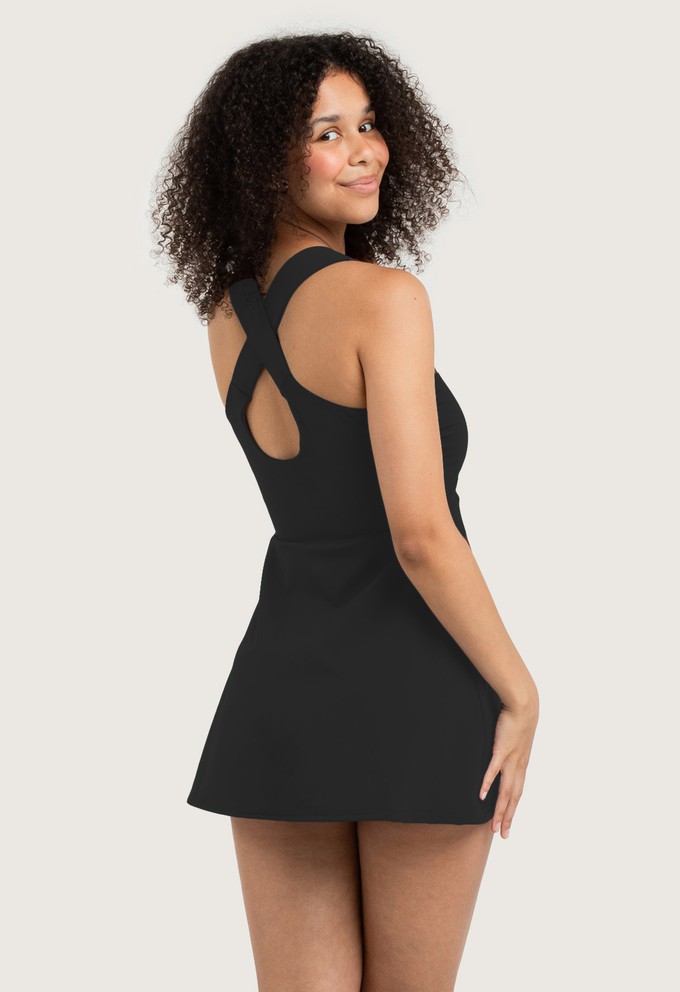 Recycling swim dress / Tankini Mare black from Frija Omina