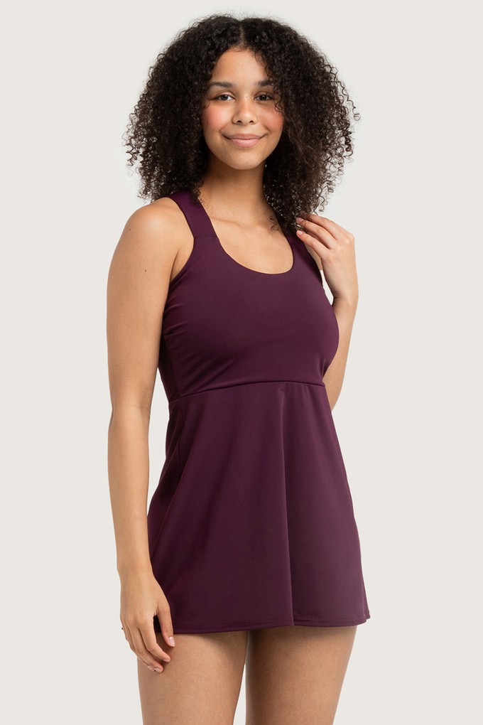 Recycling swim dress / Tankini Mare tinto (red) from Frija Omina