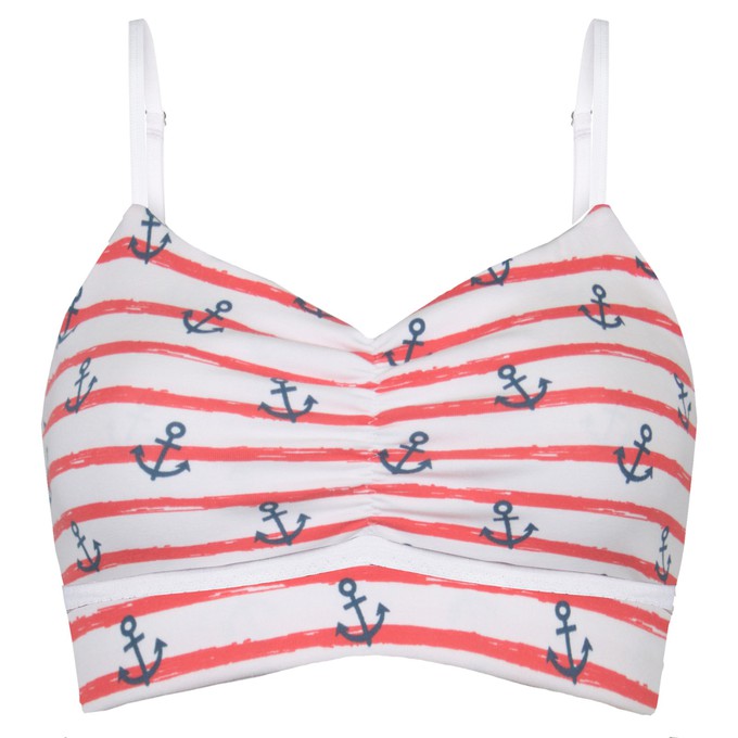 Organic bustier Yoga Baltc (white) from Frija Omina