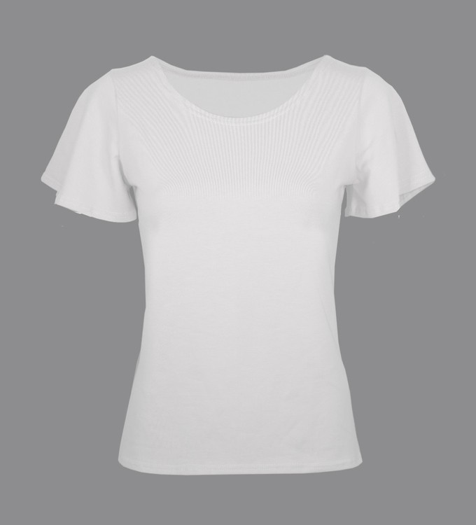 Organic t-shirt Vinge white from Frija Omina