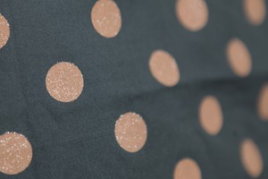 Organic skirt Freudian, brown glitter dots / rust from Frija Omina