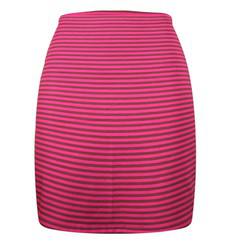 Organic skirt Snoba , berry / aubergine stripes from Frija Omina