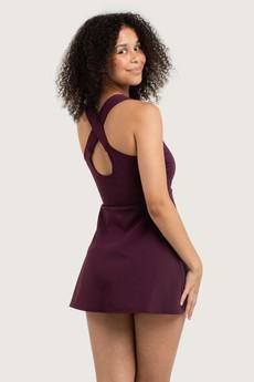 Recycling swim dress / Tankini Mare tinto (red) via Frija Omina