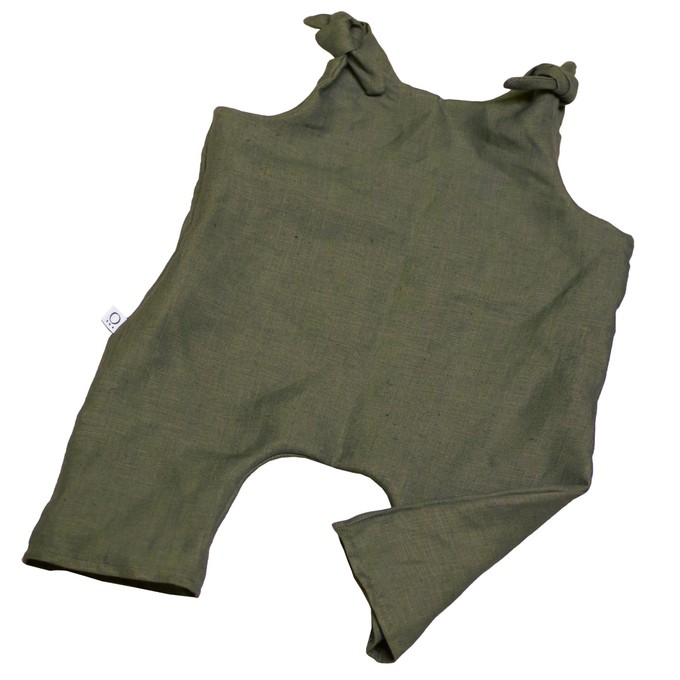 Baby romper from hemp forest (green) from Frija Omina