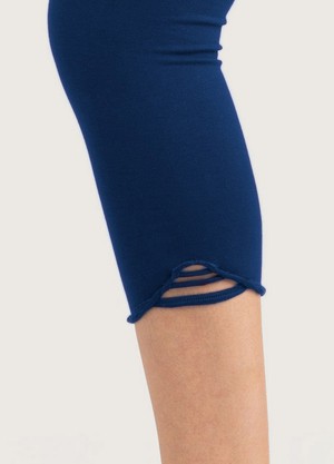 Bio Capri Leggings Feel blue-coloured from Frija Omina