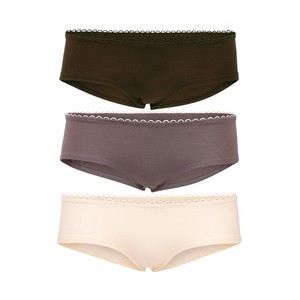 Hipster panties set of elements: Earth - brown, taupe, sandy from Frija Omina