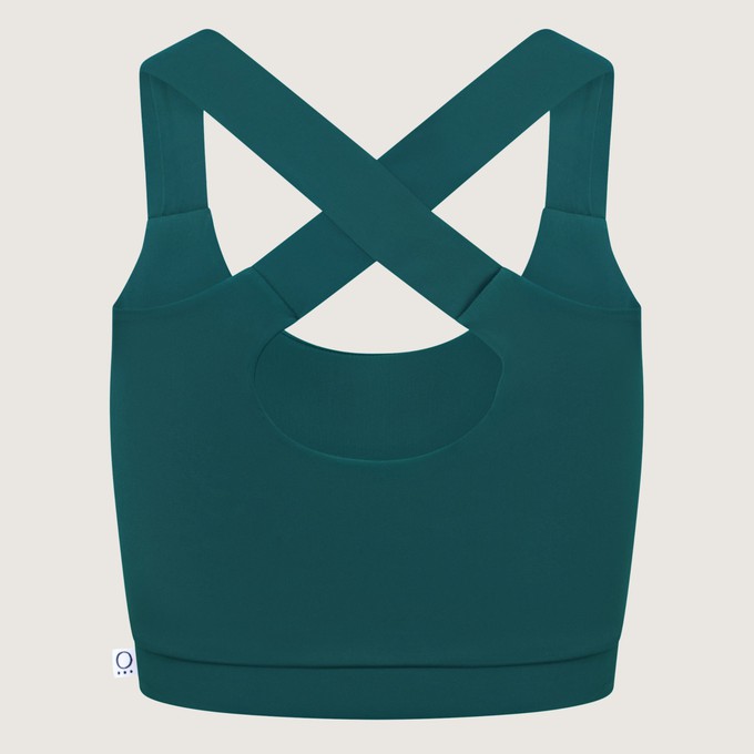 Recycling bikini top Strongly smaragd (green) from Frija Omina
