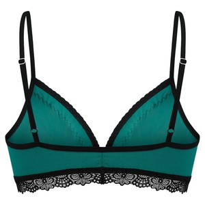 Bio bra "Spitze" smaragd from Frija Omina