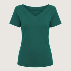 Organic t-shirt Due smaragd (green) via Frija Omina