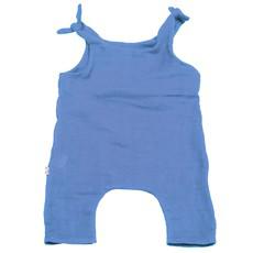 Baby romper from organic muslin light blue via Frija Omina