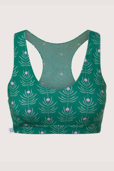 Organic cotton Bikini Top Ijoris Korte green from Frija Omina
