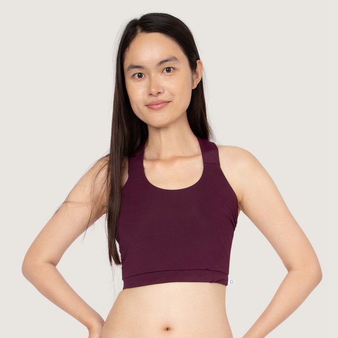 Recycling bikini top Strongly tinto (red) from Frija Omina