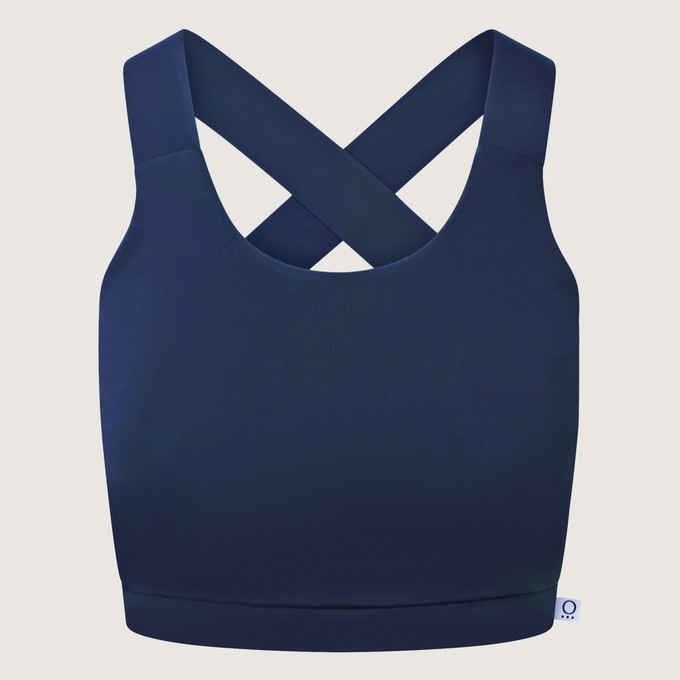 Recycling bikini top Strongly indico (blue) from Frija Omina
